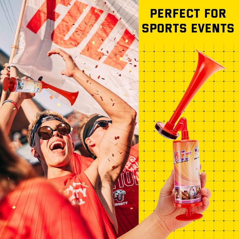 FARBIN بوق هوائي للزوارق بوق ضبابي بوق هوائي للسلامة للحيوانات البرية لفعاليات الرياضة الحفلات بوق هوائي محمول مضخة بوق هوائي يدوي - Image 3